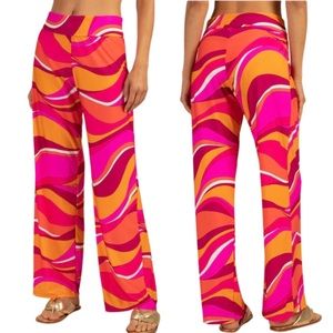 Trina Turk Vivid Vistas beach pant. NWT